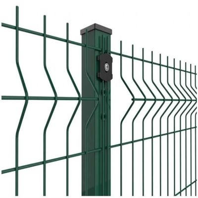 3D cong hàn lưới sợi hàng rào bảng điều khiển cho vườn nhà ngoài trời cho đường sắt