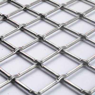 1 2 3 4 Mesh Stainless Steel Double Crimped Wire Mesh Như bộ lấp đầy tấm lồng và trang trí