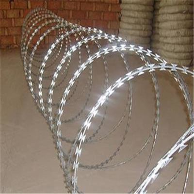 10kg Stainless Steel Concertina Wire Mesh Security Mesh Sợi gai hàng rào