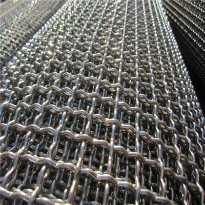 chống mòn 304 316 Stainless Steel Crimped Mesh cho bảo vệ an toàn khác nhau