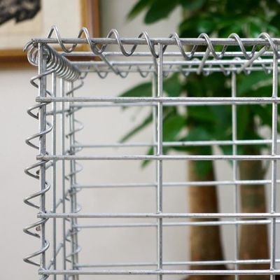 Customzied 2.0-4.0mm hàn Gabion Box 2 * 1 * 1 dây giỏ cho đá