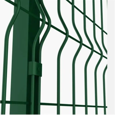 Vườn sắt thép kim loại hàng rào bảng bên ngoài bột phủ 3D hàng rào dây Panel hàng rào