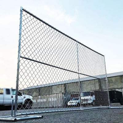 8 Foot Border Wall Hot Dip Galvanized Chain Link Cửa hàng cho ngành công nghiệp