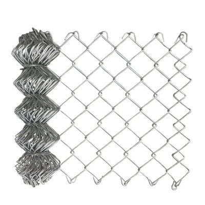 100ft 8ft 8 chân 6 chân Hàng rào liên kết chuỗi mạ kẽm Cuộn lưới cuộn 50ft