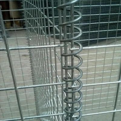 Trong Sở Galfan phủ Gabion tường xây dựng giỏ hàn lưới Stone Cage cho Gabion lưới cho xây dựng tường Gabion