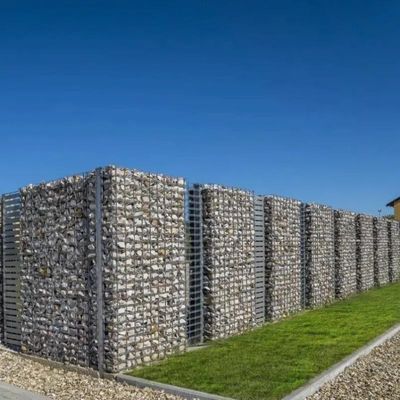 2mm Kháng ăn mòn Gabion Box Wire Mesh Supporting Wall hàn