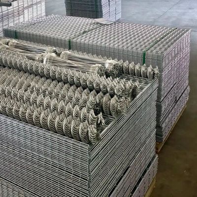 Tùy chỉnh cắt uốn cong đục lỗ hình vuông 4mm lưới hàn mạ kẽm lồng dây Gabion