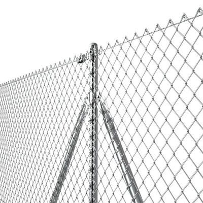 Phòng cắm dây chuyền PVC chất lượng cao 6 foot 8FT 10FT Giá dây cắm Cyclone dây cáp mạ đan
