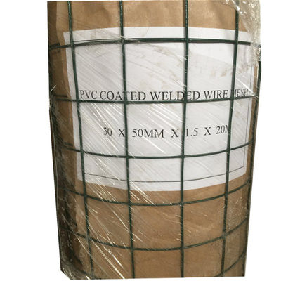 Lưới thép hàn kim loại Hàng rào lồng thú cưng ngoài trời bền trong gia đình Hàng rào bọc nhựa PVC mạ kẽm Lưới hàn cuộn vải phần cứng