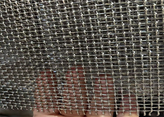 10x10 Aperture 304 316L Stainless Steel Crimped Wire Mesh với khả năng chống ăn mòn cho BBQ Grill Support và Custom Processing