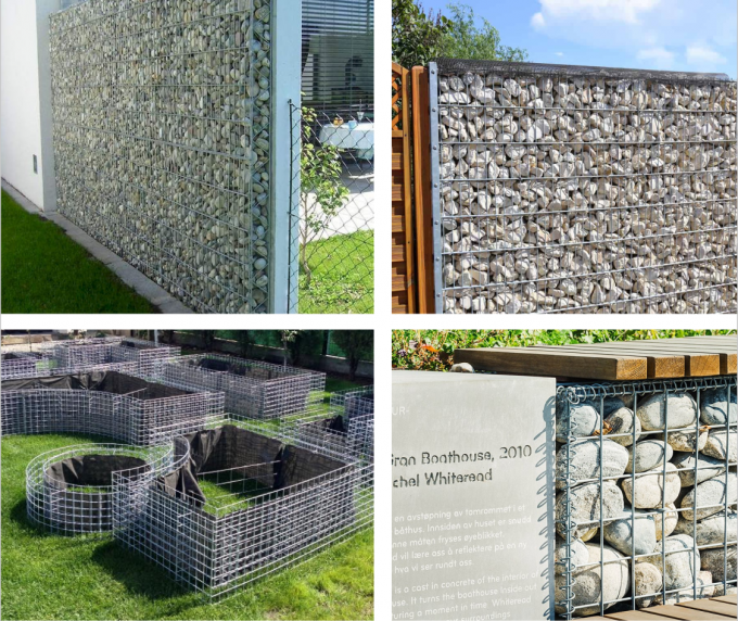 Chống rỉ s&eacute;t Hot Dip Gi Gabion Box 3x1x1m Kh&aacute;ng m&ograve;n 13