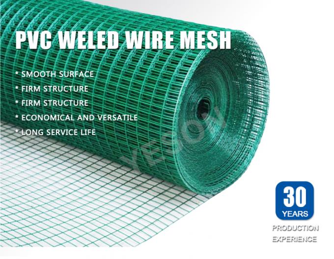 0.5mm-14mm nhựa PVC h&agrave;n lưới sợi cuộn bền th&uacute; cưng lồng lưới sợi 0