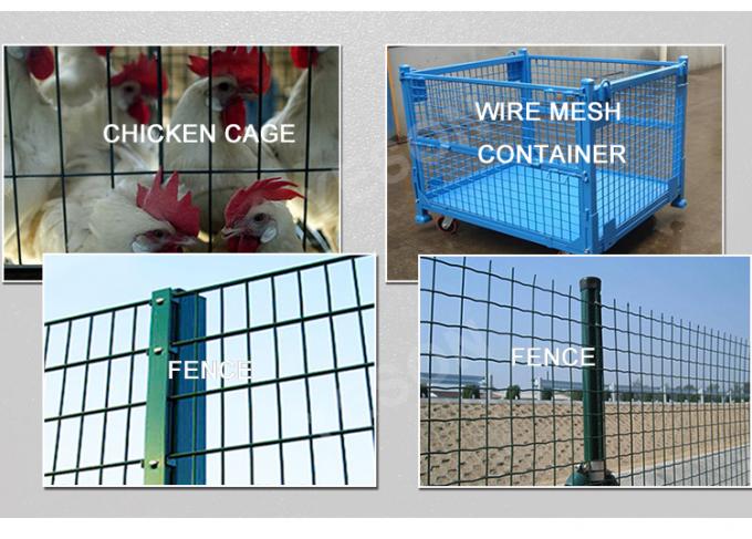 0.5mm-14mm nhựa PVC hàn lưới sợi cuộn bền thú cưng lồng lưới sợi 4