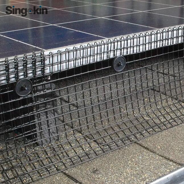 Đen PVC phủ sợi d&acirc;y h&agrave;n h&agrave;ng r&agrave;o Quadrat 1/2 Ống h&agrave;n galvanized trong cuộn 8