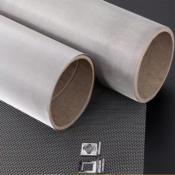 Có thể tùy biến 304 316 316L Dải dệt đơn giản Stainless Steel Wire Mesh Kháng kiềm 0