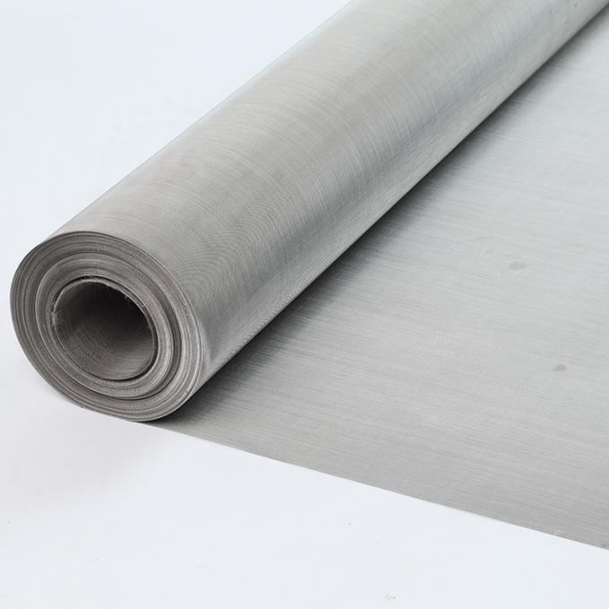 Có thể tùy biến 304 316 316L Dải dệt đơn giản Stainless Steel Wire Mesh Kháng kiềm 3