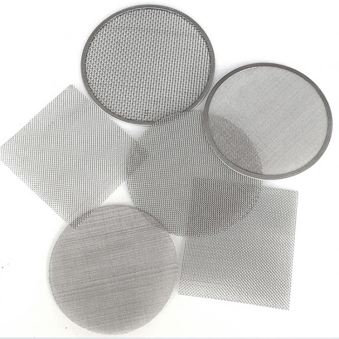 Có thể tùy biến 304 316 316L Dải dệt đơn giản Stainless Steel Wire Mesh Kháng kiềm 8