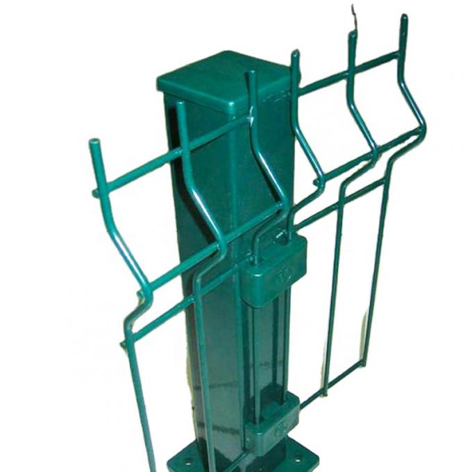Pvc phủ 3d h&agrave;n h&agrave;ng r&agrave;o d&acirc;y chuyền Curved Metal Garden h&agrave;ng r&agrave;o 2.3m * 3m 0