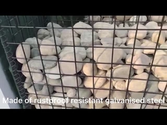 Gabion Basket Mesh Galvanized hàn Gabion Box 2 * 1 * 1 hàn Mesh Stone Cage